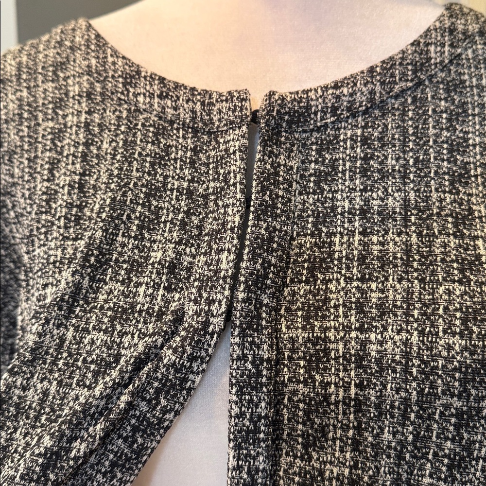 J. Jill‎ Wearever Collection Women Cardigan L Black White Hook & Eye Closure NWT - Picture 3 of 10